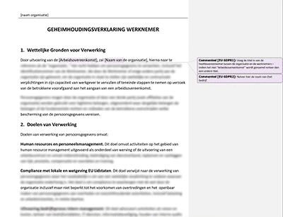 Geheimhoudingsverklaring Werknemer - Advisera