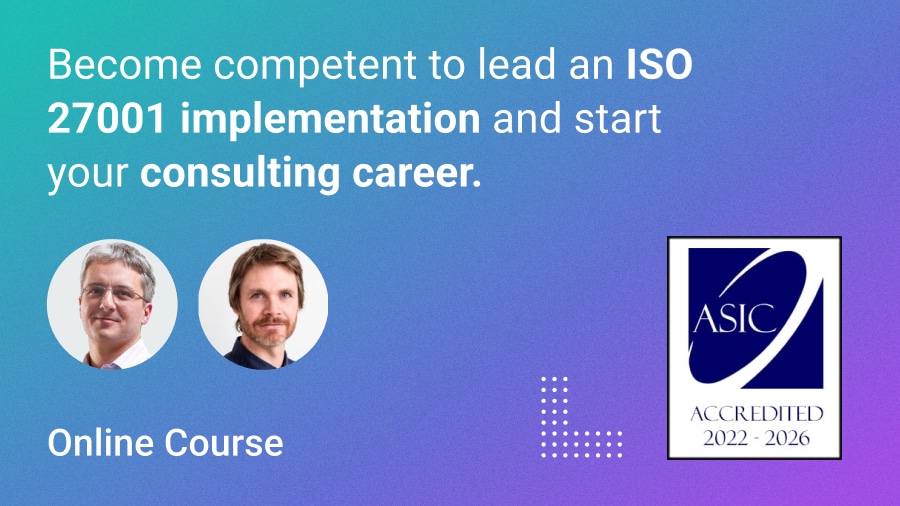Free ISO 27001 Lead Implementer Training Course & Certification | Advisera