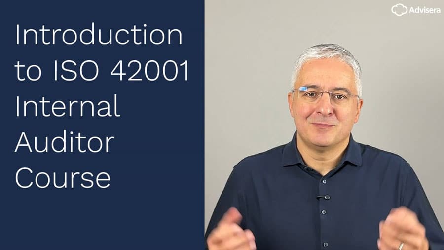ISO 42001 Internal Auditor Training Course - Advisera