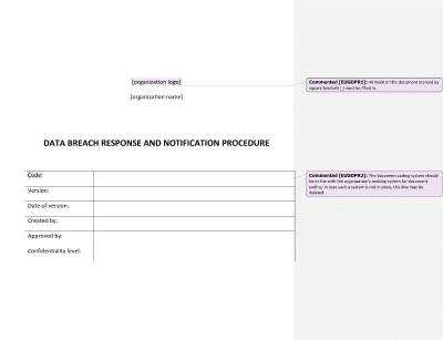 Data Breach Response and Notification Procedure - Advisera