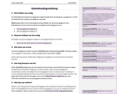 Geheimhoudingsverklaring - Advisera