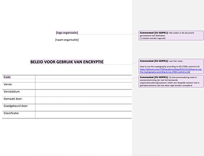 Beleid voor Gebruik van Encryptie - Advisera