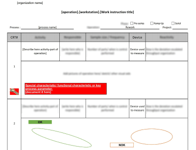 Rework Instruction Template - 16949Academy