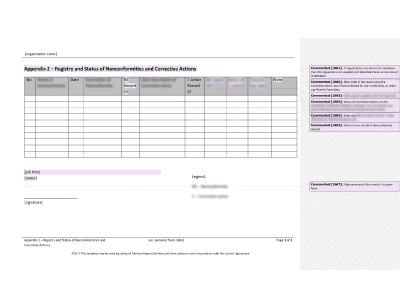 Registry and Status of Nonconformities and Corrective Actions - 16949Academy