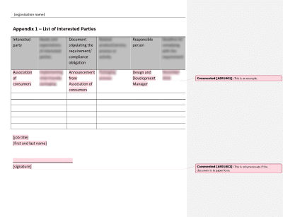 List of Interested Parties - 9100Academy