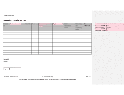 Production Plan - 9100Academy