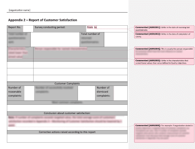 Report of Customer Satisfaction - 9100Academy