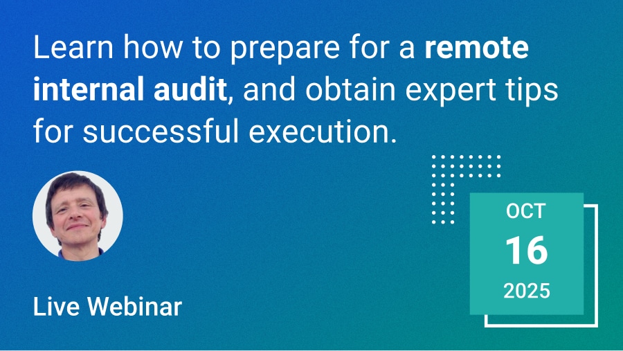 Remote internal audit: How to perform it [free webinar]
