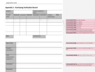Purchasing Verification Record - 13485Academy