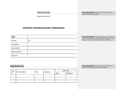 Strategy for Regulatory Compliance - 13485Academy