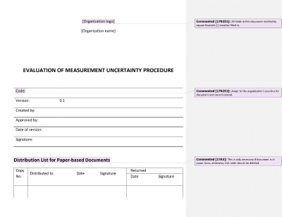 Evaluation of Measurement Uncertainty Procedure - 17025Academy