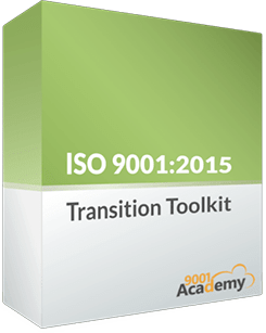 ISO 9001 Transition Toolkit - 9001Academy