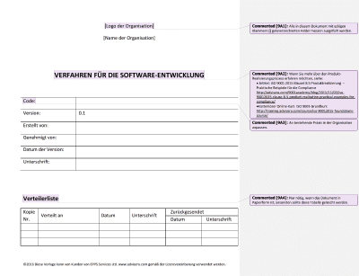 Verfahren für die Software-Entwicklung - 9001Academy