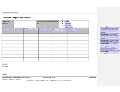 Registro de trazabilidad - 9001Academy
