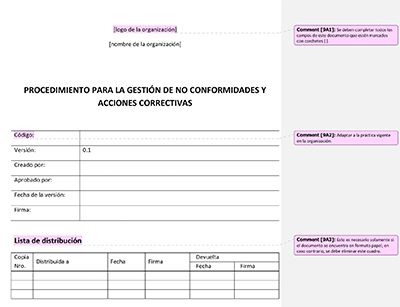 Procedimiento para la gestión de no conformidades y acciones correctivas - 9001Academy