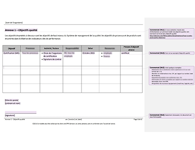 Objectifs qualité - 9001Academy