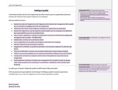 Politique qualité - 9001Academy