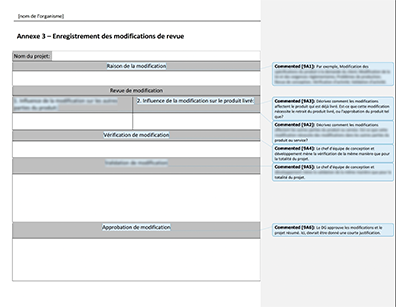 Enregistrement des modifications de revue - 9001Academy
