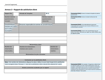 Rapport de satisfaction client - 9001Academy