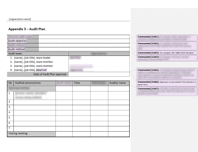 Audit Plan - 14001Academy