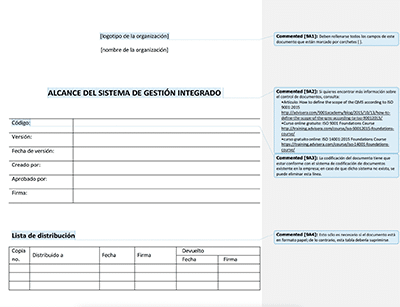 Alcance del Sistema de Gestión Integrado - 14001Academy