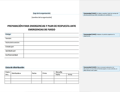 Preparación para emergencias y plan de respuesta ante emergencias de fuego - 14001Academy