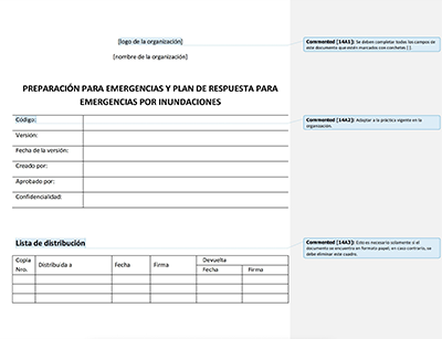 Preparación para emergencias y plan de respuesta para emergencias por inundaciones - 14001Academy