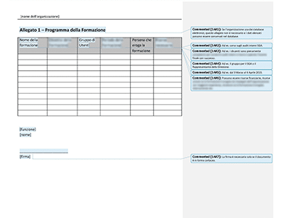 Programma della Formazione - 14001Academy