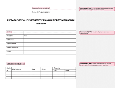 Preparazione alle Emergenze e Piano di Risposta in Caso di Incendio - 14001Academy