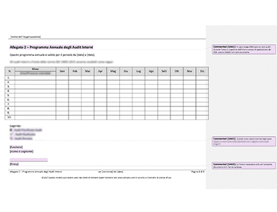 Programma Annuale degli Audit Interni - 14001Academy