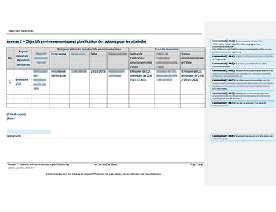 Objectifs environnementaux et planification des actions pour les atteindre - 14001Academy