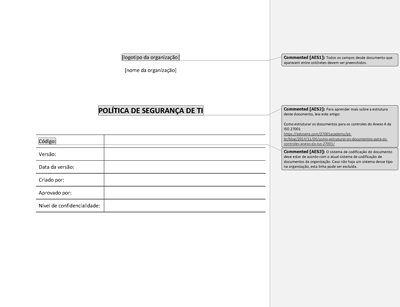 Política de segurança de TI - 27001Academy