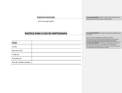 Política para o uso de criptografia - 27001Academy