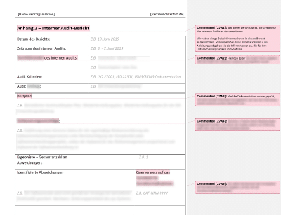 Interner Audit-Bericht - 27001Academy