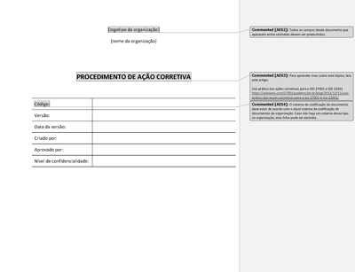 Procedimento de ação corretiva - 27001Academy