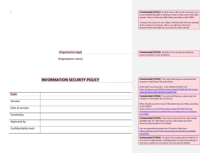 Information Security Policy - 27001Academy