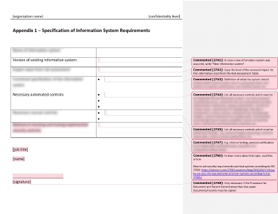 Specification of Information System Requirements - 27001Academy