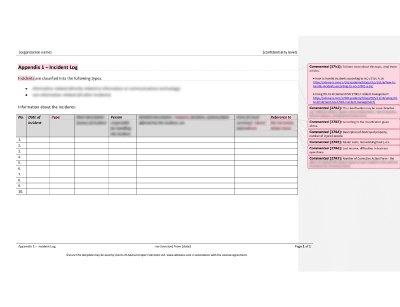 Incident Log - 27001Academy