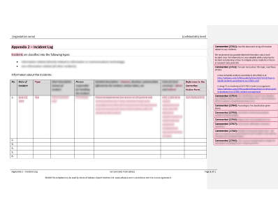 Incident Log - 27001Academy