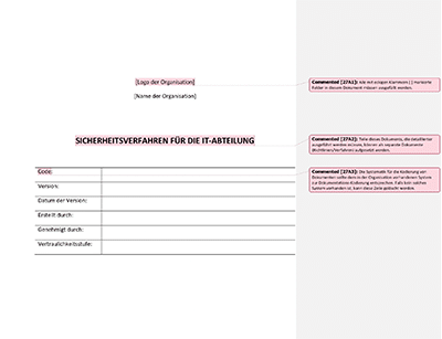 Sicherheitsverfahren für die IT-Abteilung - 27001Academy