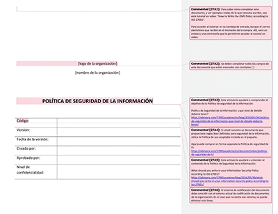 Política de seguridad de la información - 27001Academy