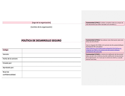 Política de desarrollo seguro - 27001Academy