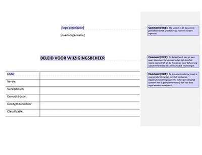 Beleid voor Wijzigingsbeheer - 27001Academy