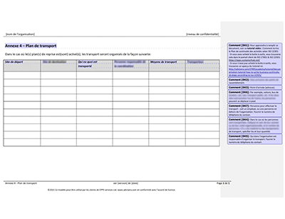 Plan de transport - 27001Academy