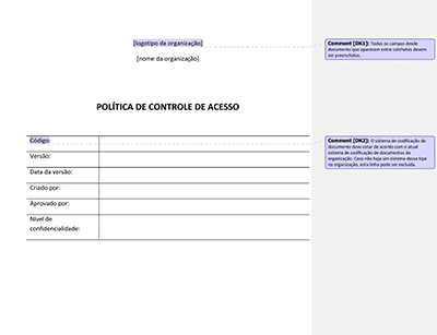 Política de controle de acesso - 27001Academy
