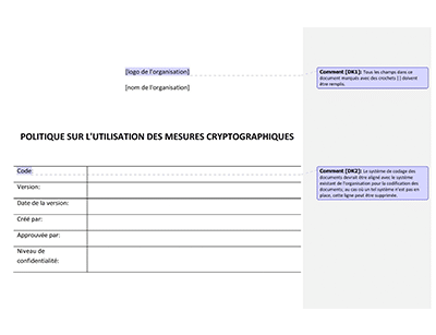 Politique sur l’utilisation du cryptage - 27001Academy