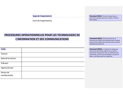 Procédures de sécurité pour le service des technologies de l’information - 27001Academy