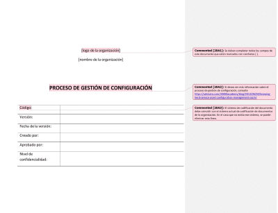 Proceso de gestión de configuración (ISO 20000) - 20000Academy
