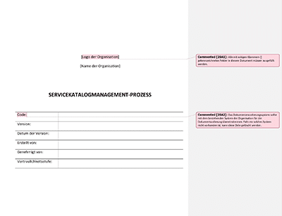 Servicekatalogmanagement-Prozess (ISO 20000) - 20000Academy