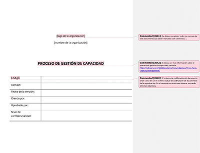 Proceso de gestión de capacidad (ISO 20000) - 20000Academy